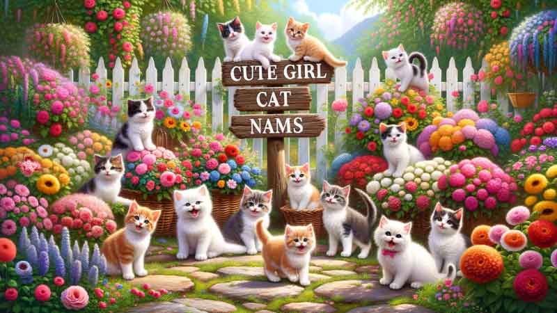 200+ Unique Cute Girl Cat Names with Meanings